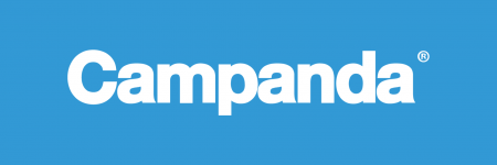 Campanda logo blue bg